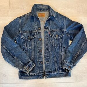 Vintage Levi's Jean Jacket Mens Blue Denim Trucker Retro 80s Type III 70506